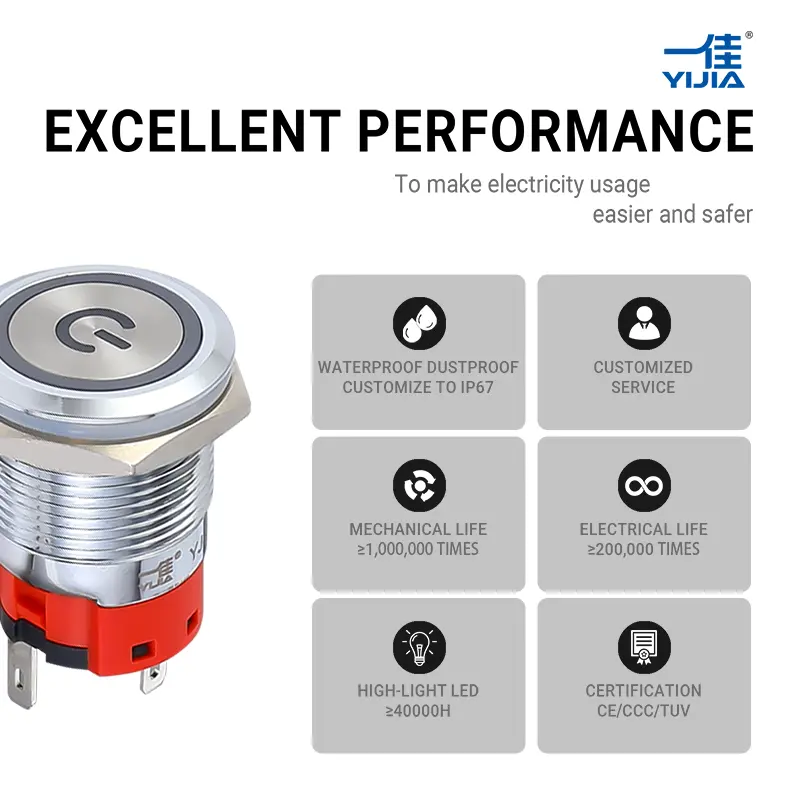 Latching Push Button Switch Latching Push Button Switch